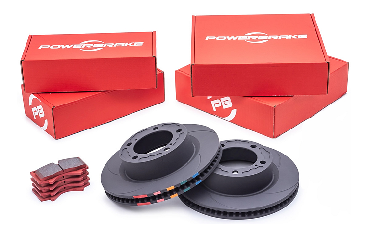 Powerbrake D-Line Disc & Pad Kit